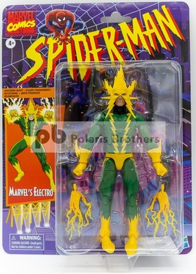 Spider-Man Marvel Legends Electro 6-Inch Action Figure - In Hand, Free Shipping!