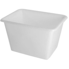 Global Industrial Bulk Tub 9 Bushel 41-1/2"L x 29-1/2"W x 19"H Off-White