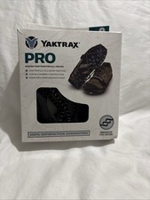 Yaktrax Pro Traction Device Unisex S Black Winter Snow Ice Cleats One Pair New