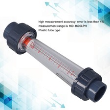⁺Plastic Tube Liquid Flowmeter High Accuracy Large Range Acid Alkali Resistance