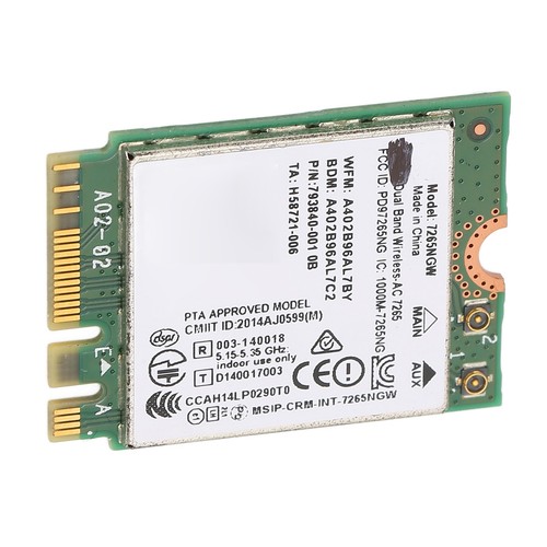 Laptop Wifi Card 1200Mbps High Speed 2.4G 5G Dual Band BT 4.2 AC NGFF Network FY - Afbeelding 4 van 23