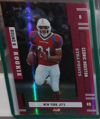 2005 Playoff Prestige Cedric Houston (Jets) Xtra Points rot RC #175 101/150