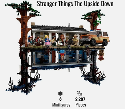 #ad #ad Stranger Things The Upside Down 2287 Pieces MOC Building Toy Blocks Complete Set $195.99