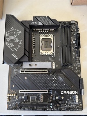 MSI MPG Z690 CARBON WIFI Socket LGA 1700 Intel Motherboard FOR PARTS OR REPAIR