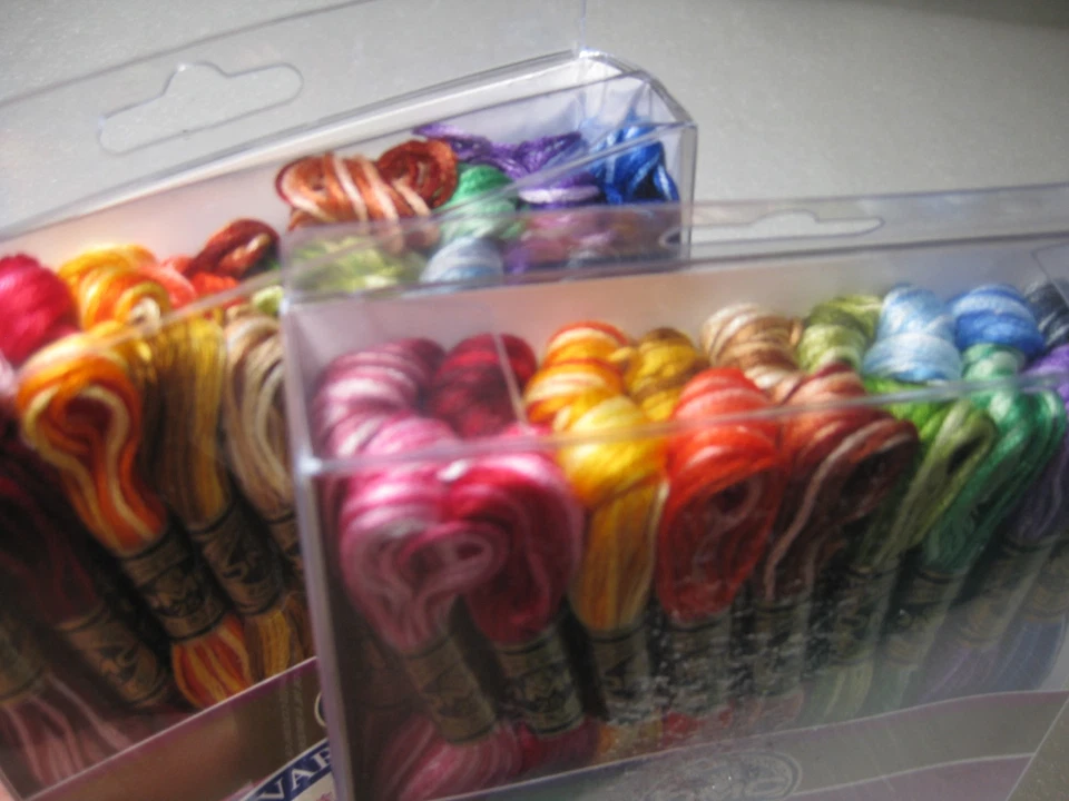2 BOXES DMC VARIEGATED Embroidery Floss Collectors Edition 72 Skeins mixed color - Image 4 of 4