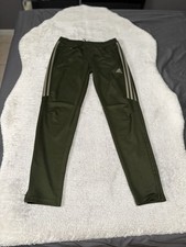 Adidas Mens Olive Green Track Jogger Sweatpants Size Medium Climacool