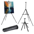 5ft Metal Adjustable Artist Tripod Display Easel Painting Studio Display Field