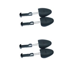 2 Pairs Plastic Shoe Trees for Women Black 