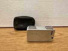 Minolta 16 Camera Subminiature Camera With Case. Shutter Clicks Untested