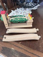 Vintage BRIO Lifting Bridge and 2 ascending tracks with 2 Gates