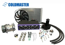 A/C KIT UNIVERSAL UNDERDASH EVAPORATOR - 404 12V "PREMIUM" PURPLE HEAT AND COOL