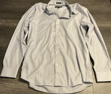 Banana Republic Non-Iron Slim Fit Men  s Dress Shirt Long Sleeve White M