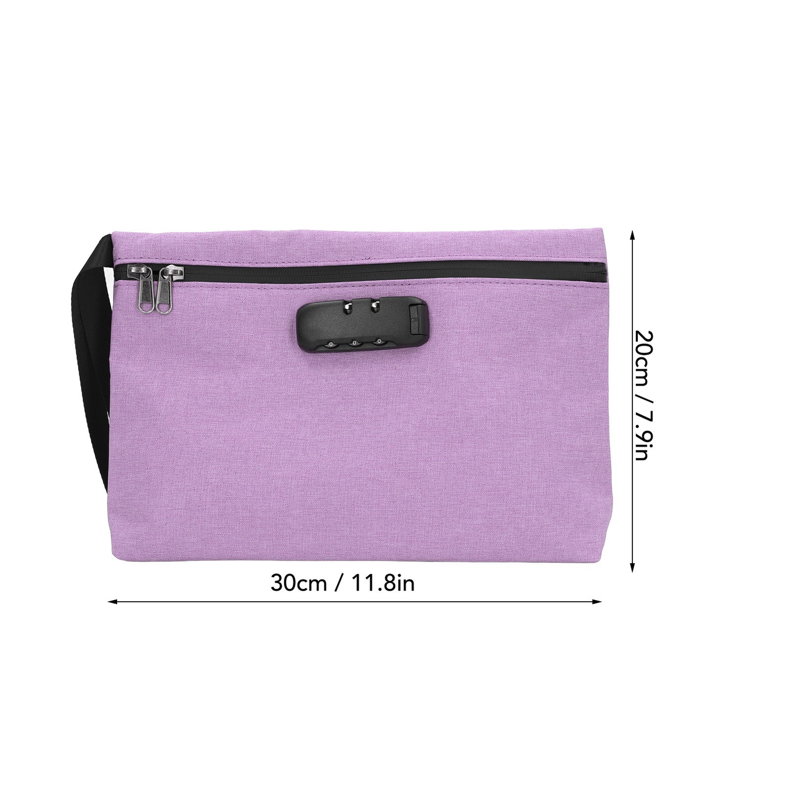 Smell Proof Bag With Combination Lock Sealable Lockable Activated Carbon Odor St