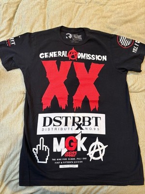 Extremely rare DSTRBT MGK Machine Gun Kelly T-Shirt Black | eBay