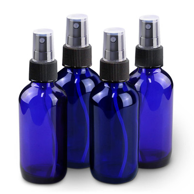 4 Oz Mini Glass Spray Bottles, Empty Small Spray Bottles with Funnel Dropper, Fi