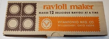 Vintage Ravioli Maker by VITANTONIO Original Box & Instructions USA-NEW