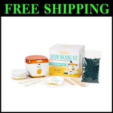 Complete Mini Brow Waxing Kit with Compact Honee Warmer for Flawless Arches