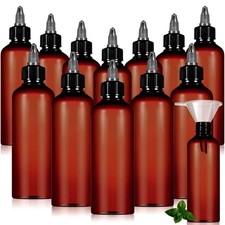 12 Pcs Applicator Bottles for Hair, Squeeze Hair Oil Applicator Bottle Refill...
