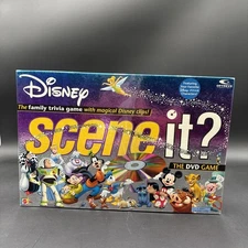 Disney Scene It? DVD Game 100% Complete Movie Trivia Game Fun Family Game Night