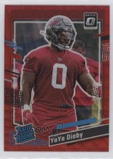 2023 Panini Donruss Rated Rookie Optic Preview Red Wave Prizm YaYa Diaby 1d4m