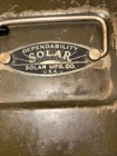 Antique Metal Coin Box. With Ornate Working Key.  Solar MFG. ￼USA — photo 2
