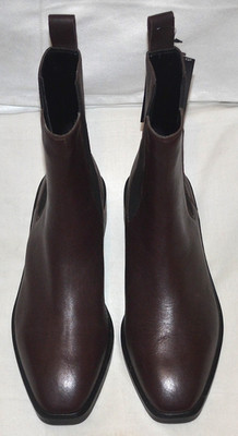 DAMEN M&S ECHTLEDER CHELSEA CHISEL TOE STIEFEL GRÖSSE 3 1/2 DAMSON T028695