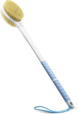 Shower Brush with Soft  Stiff Bristle Extra Long Handle Dual-Sided Back Scruber
