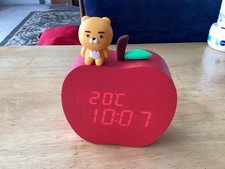 Kakao Friends Ryan LED Desk Clock on Apple 