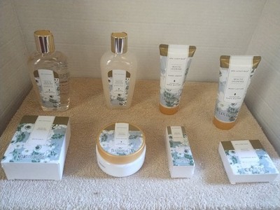 Spa Luxetique White Jasmine Cosmetic Set 8 Piece Body & Earth Shea Butter Enrich