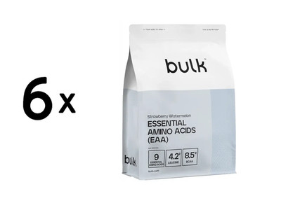 6 x Bulk Essential Amino Acids (500g) Strawberry and Watermelon (50,00 EUR/kg)