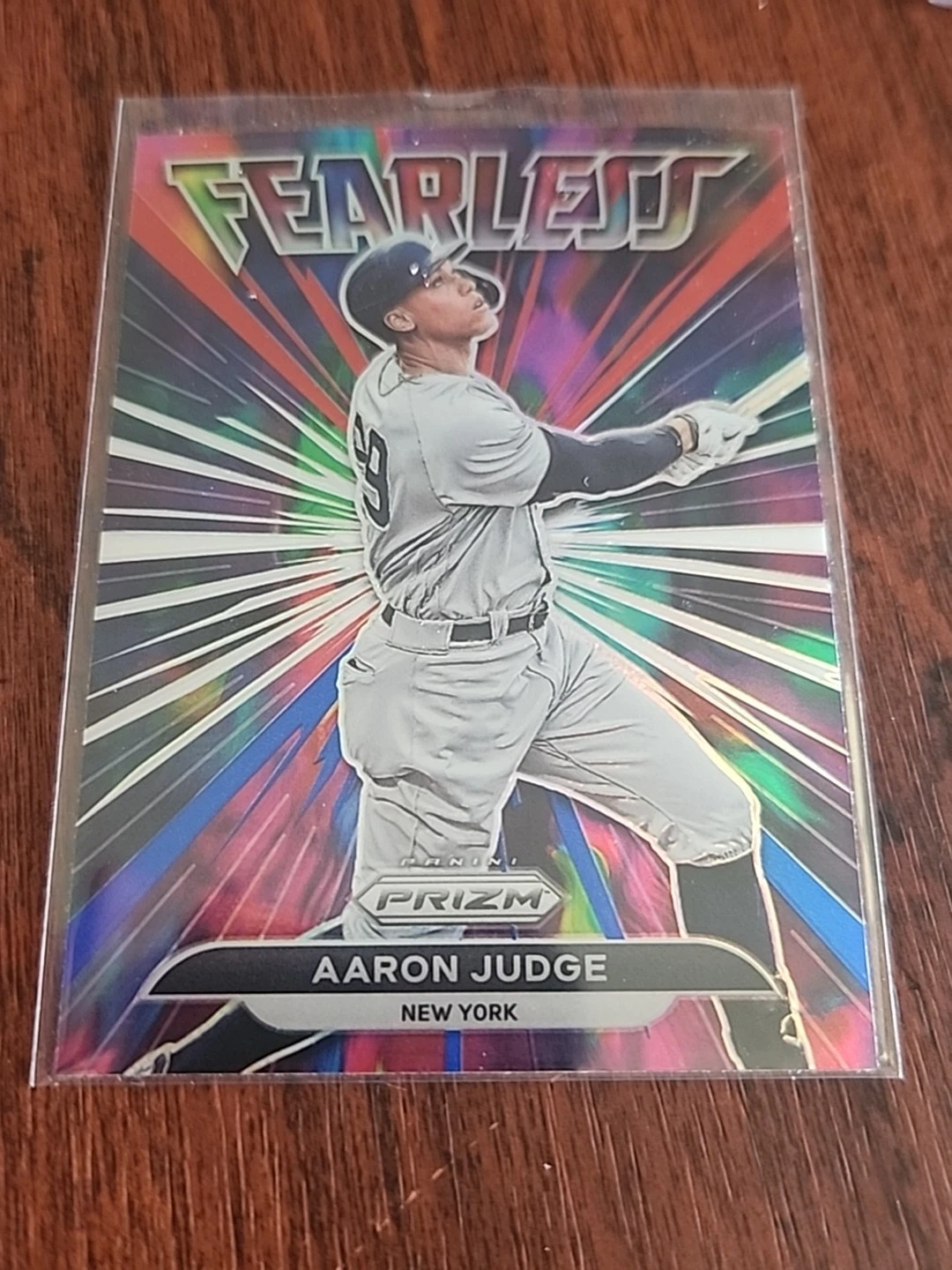 2022 Panini Prizm - Fearless Aaron Judge #FL-6 Silver Prizm