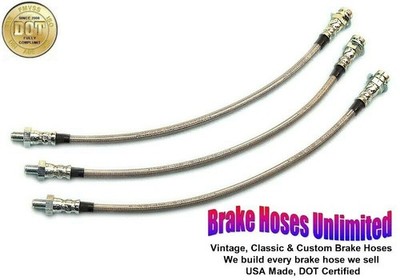 Edelstahl Bremsleitung Set Hudson Super Six & Super Eight 1948 1949 1950 1951