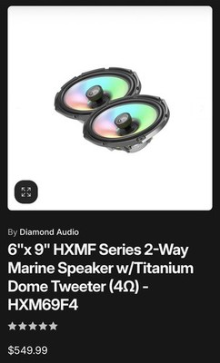 Diamond Motorsport Series 2-way 6x9 Elite High Power Speaker HXM69F4