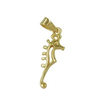 AnhäNger 22X7Mm Seepferdchen GläNzend 9Kt Go*D | Gallay | EAN 4051288188740