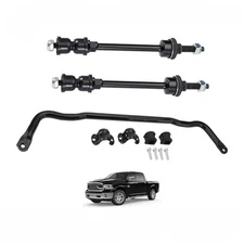 Front For 2011-2018 Ram 1500 4WD Stabilizer Sway Bar & Pair Stabilizer Bar Link