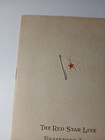 1930 Vintage Red Star Line Ocean Liner Steamship SS Lapland Passenger List Book — photo 3