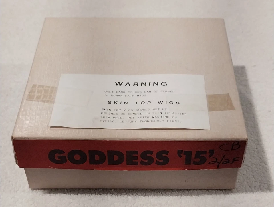 Perucas vintage 100% cabelo humano peça feita na Coreia Deusa '15'  - Imagem 3 de 4