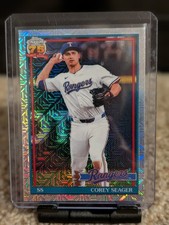 2026 Topps Series 1 - 1991 Topps Chrome Silver Pack Mojo Corey Seager #91C-58