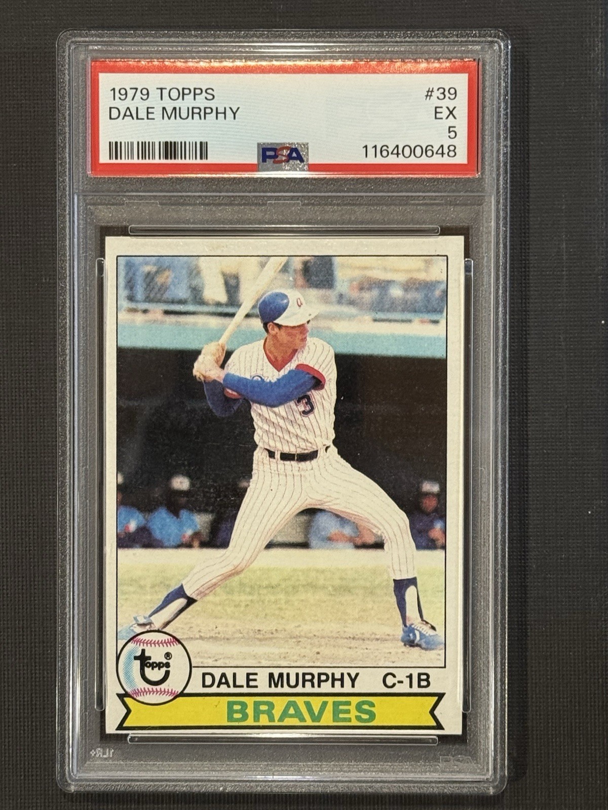 1979 Topps Dale Murphy #39 PSA 5 EX