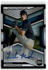 2023 Panini Elite Extra Edition Autograph Landen Maroudis #134 Auto Toronto Blue