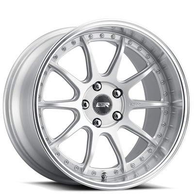 19x9.5'' ESR Wheels CS12 Hyper Silver JDM Style Rims