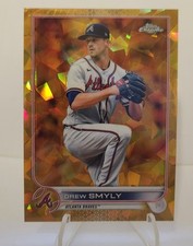 2022 Topps Chrome Sapphire Edition Drew Smyly Gold /50 Atlanta Braves 