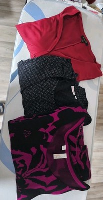 3tlg Kleid in Gr. 44/46 + L, gut-sehr gut,  Laura T., Bodyflirt, Massimo Dutti