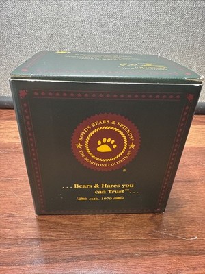 NIB Boyds Bears figurine ''Einstein Q. & Scaredy Bear'' Style #228373 Fall 2001 1E