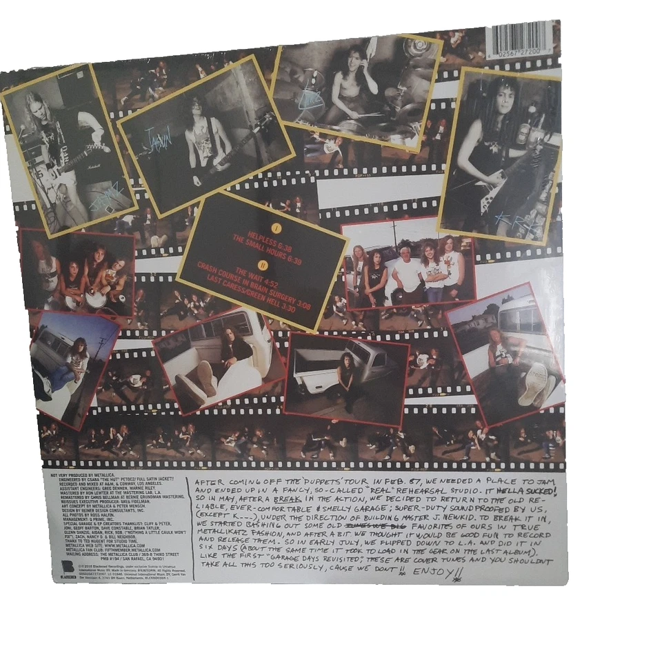 Metallica - The $5.98 E.P. - Garage Days Re-Revisited Vinyl 12" EP NEU 0556169 - Bild 2 von 2