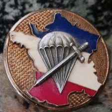 CNEC Centre Entraine. Commando MONT LOUIS  emblème 1 Bataillon Parachutiste Choc