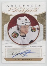 2022-23 Upper Deck Artifacts Auto Facts Alec Regula #AF-AR Auto 1o3