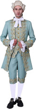 18Th Century Men'S Victorian Costume Regency Tailcoat Gentelman Steampunk Coat H
