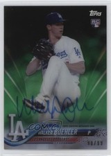 2018 Topps Clearly Authentic Auto Green 90/99 Walker Buehler #CAA-WB Auto 0s5s