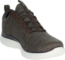 Men Skechers Shoes Sport Brown Wide Fit Memory Foam Slip On Comfort Walk 232697